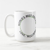Mug Meilleur papa de chien (Gauche)