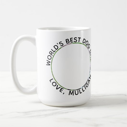 Mug Meilleur papa de chien (Gauche)