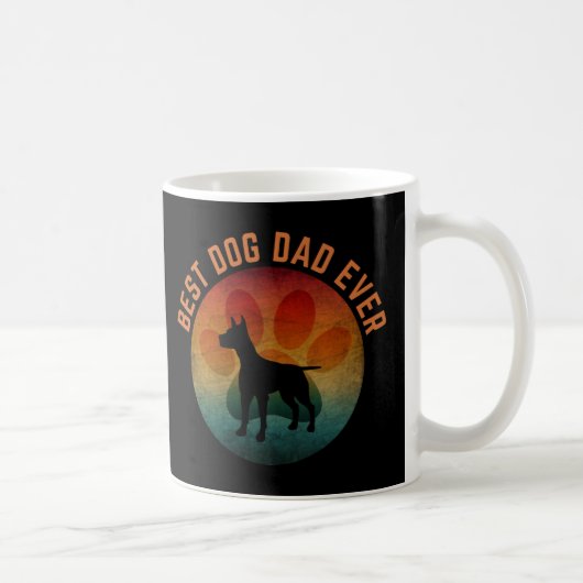 Mug Meilleur papa de chien de tous les temps (Droite)