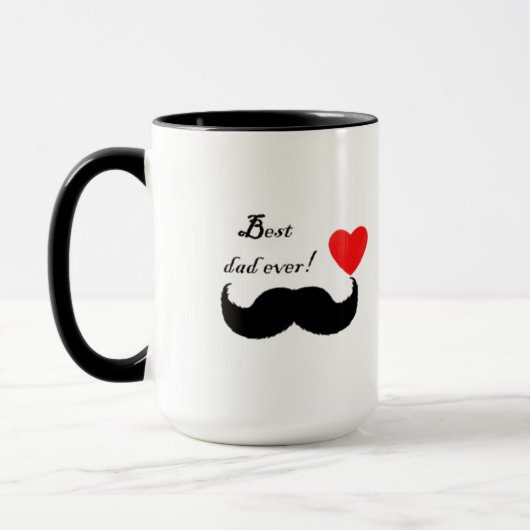 Mug Meilleur papa de Fête des pères (Gauche)