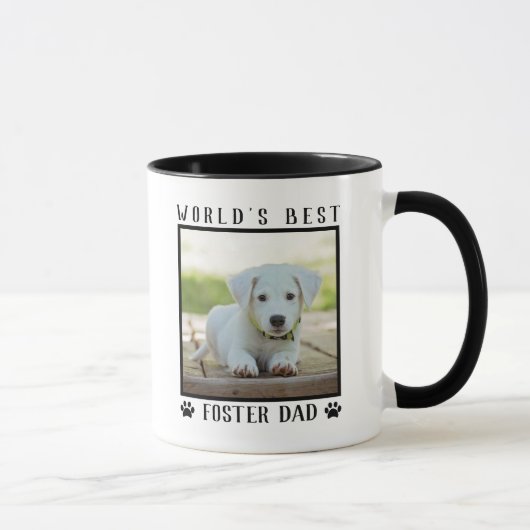 Mug Meilleur Papa de Garde au Monde Empreintes de Patt (Droite)