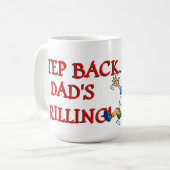 Mug Meilleur Papa de Gril au Monde (Devant gauche)