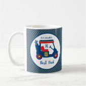 Mug Meilleur papa de la Marine et du Red Golf Personna (Gauche)