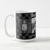 Mug Meilleur papa de Noël classique gris motif (Gauche)