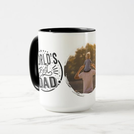 Mug Meilleur Papa du Monde (Devant gauche)