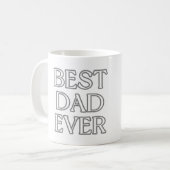 Mug Meilleur papa du monde (Devant gauche)
