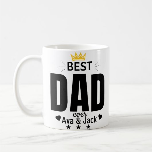 Mug Meilleur papa du monde (Gauche)