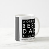 Mug Meilleur papa du monde (Devant droit)