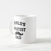 Mug Meilleur papa du monde (Devant gauche)