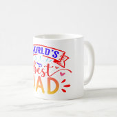 Mug Meilleur Papa du Monde (Devant droit)