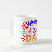 Mug Meilleur Papa du Monde (Devant gauche)