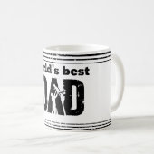Mug Meilleur Papa du Monde (Devant droit)