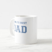 Mug Meilleur papa du monde (Devant gauche)