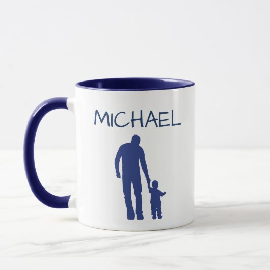 Mug Meilleur Papa du Monde avec Nom (Gauche)