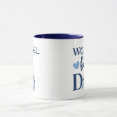 Mug Meilleur Papa du Monde avec Nom (Centre)