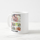 Mug Meilleur Papa du Monde – Modèle de cadre pour coll (Devant gauche)