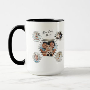 Mug Meilleur Papa du Monde Modèle de dix photos Souven