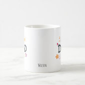 Mug Meilleur papa du monde monogramme nom (Centre)