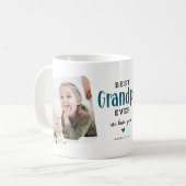 Mug Meilleur PAPA Ever 2 Photo Cadeau Mignon  (Devant gauche)