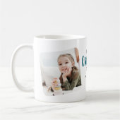 Mug Meilleur PAPA Ever 2 Photo Cadeau Mignon  (Gauche)