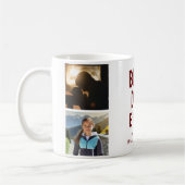 Mug Meilleur Papa Ever 4 Collage de Photos  (Gauche)
