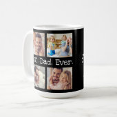 Mug Meilleur papa Ever 4 photo Collage de photos Garde (Devant gauche)