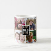 Mug Meilleur papa Ever 4 Photo Collage Fête des pères (Centre)