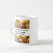 Mug Meilleur papa Ever 5 Photo Collage Fête des pères (Devant gauche)