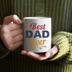 Mug Meilleur Papa Ever Cadeau de Fête des Pères pour
