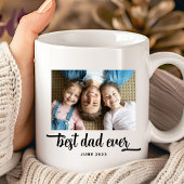 Mug Meilleur Papa Ever Script Photo