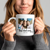 Mug Meilleur Papa Ever Script Photo