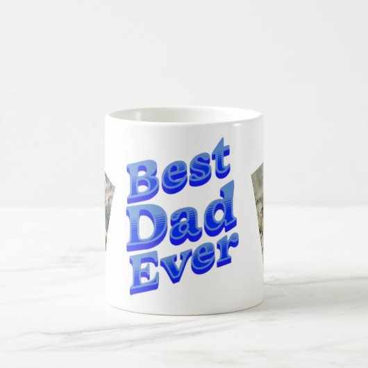 Mug Meilleur papa jamais (Centre)