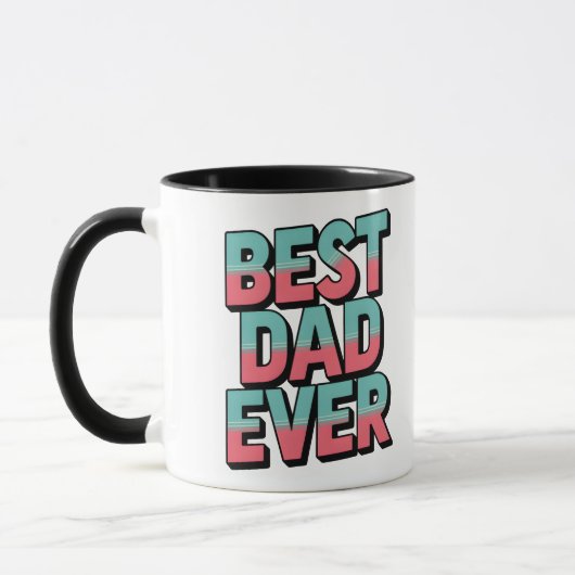 Mug Meilleur papa jamais (Gauche)
