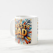 Mug Meilleur papa jamais (Devant gauche)