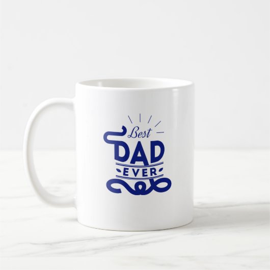 Mug Meilleur papa jamais (Gauche)