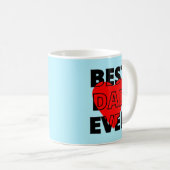 Mug Meilleur papa jamais (Devant droit)
