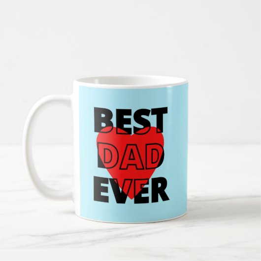 Mug Meilleur papa jamais (Gauche)