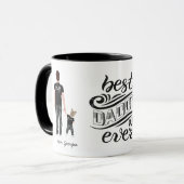 Mug Meilleur papa jamais | Ajouter votre photo (Devant gauche)