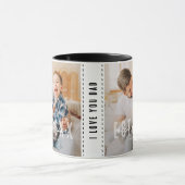 Mug Meilleur papa Jamais Athlétisme Fête des pères pho (Centre)