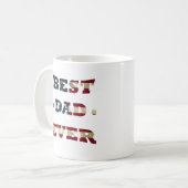 Mug Meilleur papa jamais Bonne Fête des pères idées ca (Devant gauche)