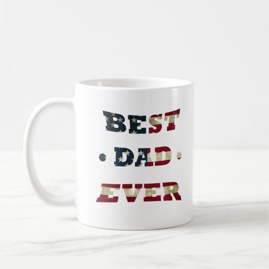 Mug Meilleur papa jamais Bonne Fête des pères idées ca (Gauche)