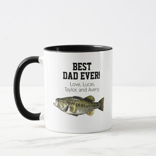 Mug Meilleur papa jamais Cool Basse Fête des pères de  (Gauche)