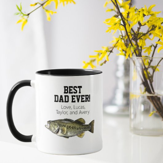 Mug Meilleur papa jamais Cool Basse Fête des pères de
