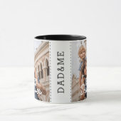 Mug Meilleur Papa Jamais Cool Moderne Stitch Photo per (Centre)