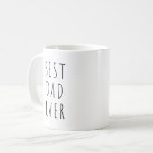 Mug Meilleur papa jamais de café (Devant gauche)