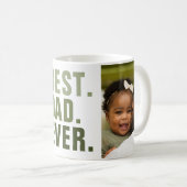 Mug Meilleur. Papa. Jamais. Fête des pères 2 Photo Caf (Devant droit)