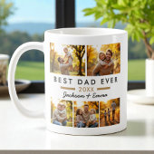 Mug Meilleur papa jamais Fête des pères 5 Photo Collag