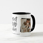 Mug Meilleur Papa Jamais Fête des pères Deux Photo (Devant droit)