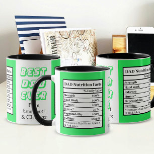 Mug Meilleur papa jamais Fête des pères Funny Attrib