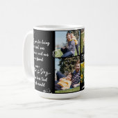 Mug Meilleur papa jamais fête des pères photo collage  (Devant gauche)